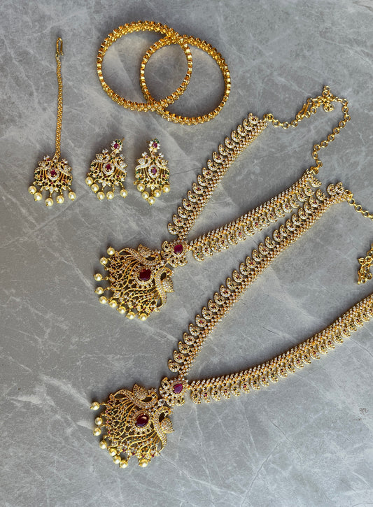 Rochelle Semi-Bridal Set (NO bangles)
