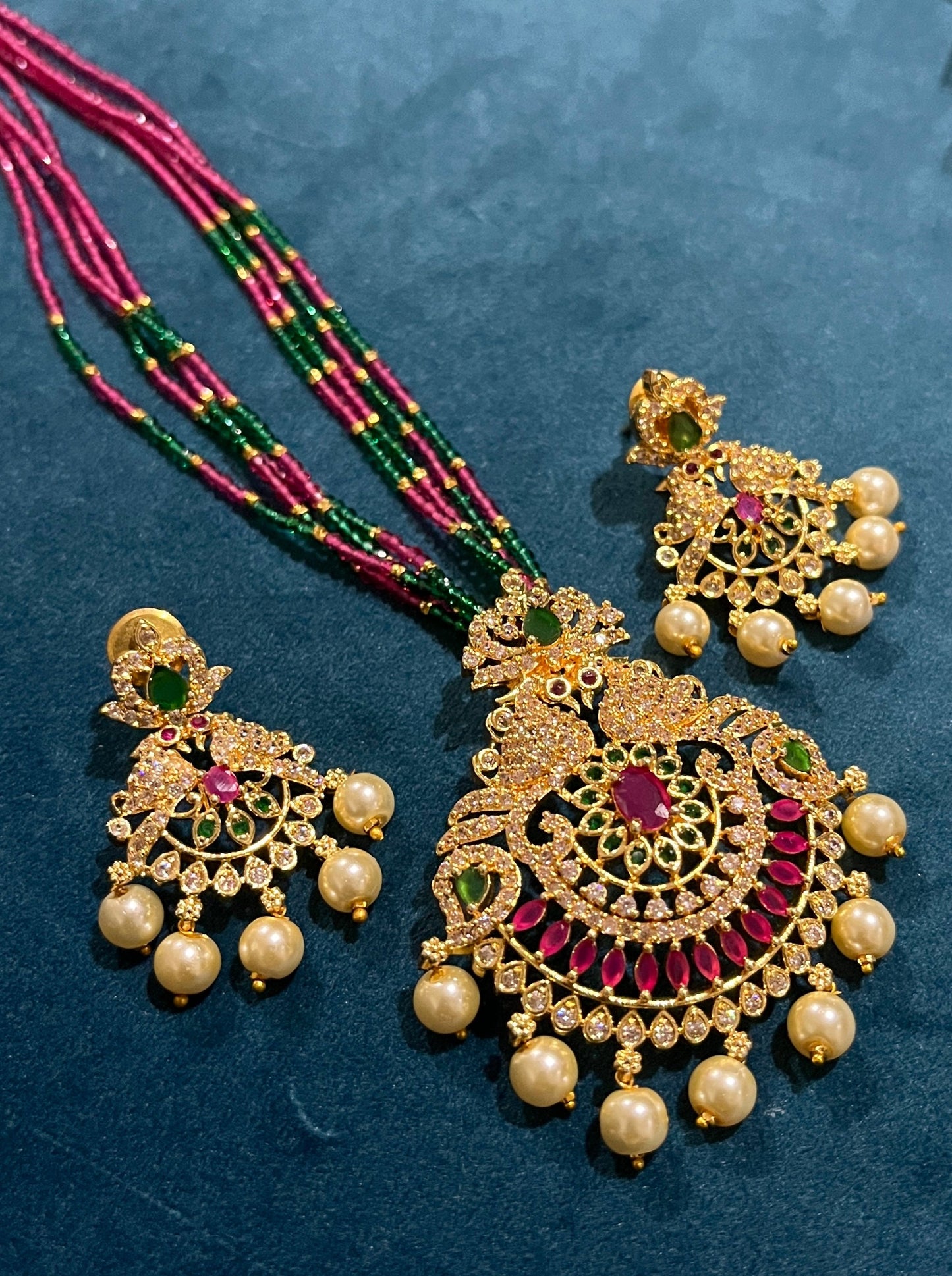 Krisha Crystal Necklace Set