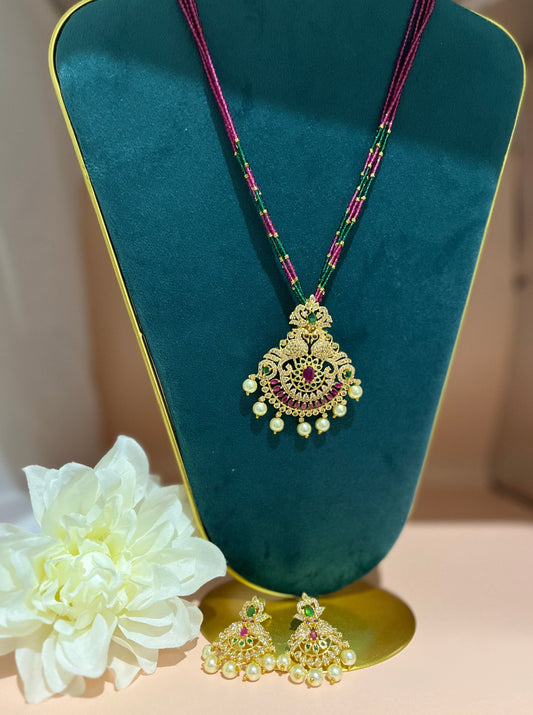 Krisha Crystal Necklace Set
