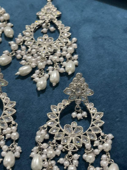 Nila Necklace Set - Silver
