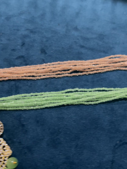 Pavithra Necklace Set - Pistachio