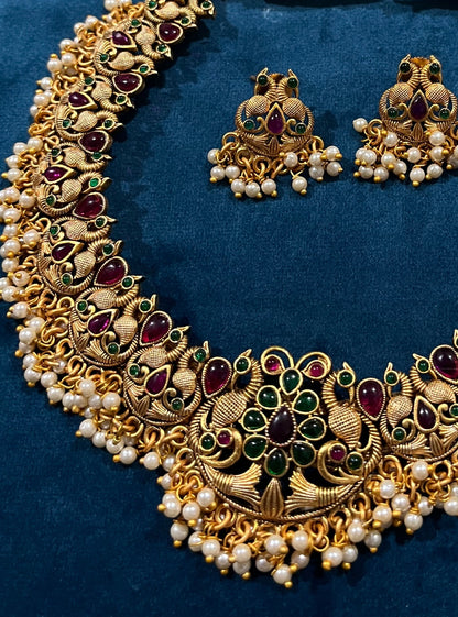 Jyothika Necklace and Earrings Set