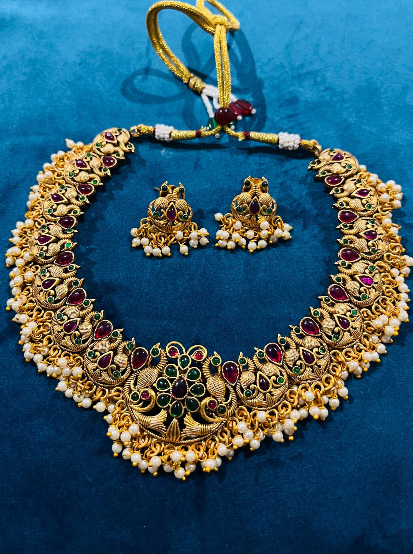 Jyothika Necklace and Earrings Set